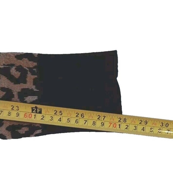 Oliver Leopard Print Cardigan Size Large Viscose Ombre Beige Brown Black - Picture 14 of 16